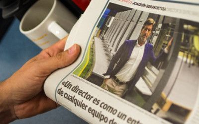 Interview dans le quotidien Diario Vasco