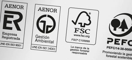 Centro Gráfico Ganboa obtiene los certificados PEFC, FSC y 14001