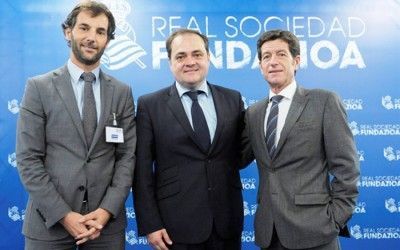 La Fondation Real Sociedad et Centro Gráfico Ganboa ont signé un accord de collaboration.