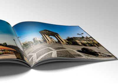 Impression de catalogues commerciaux avec une couverture en pelliculage soft-touch