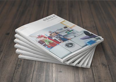 Impression offset de catalogues de mobilier de cuisine